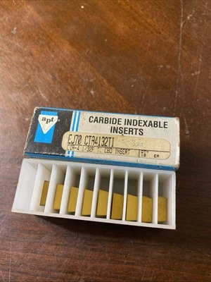 Qty.9 APT Carbide Inserts CTA4132TI EJ70 (I34)