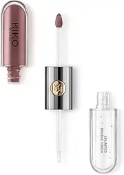 KIKO Milano Unlimited Double Touch 121 | Liquid lipstick with a bright finish in a two-step application. Lasts up to 12 hours. No-transfer base colour