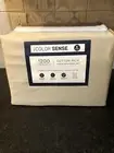 Color Sense 1200 Thread Count Sheet Set - King size Beige