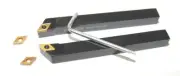 Set of 2 Glanze DCMT Indexable Lathe Tools LH & RH 12 mm Shank 777222