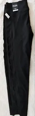 VICTORIA'S SECRET KNOCKOUT BY VICTORIA SPORT TIGHT CAPRI MEDIUM RISE SIZE L NWT