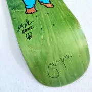 Prime Dune Baby Skateboard Deck Signed by Jason Lee and Chris Pastras