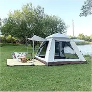 Quick Tent 4 Man Waterproof, Quick Erect Tent Stable and Lightweight Waterproof Tents Ideal for Camping in The Garden
