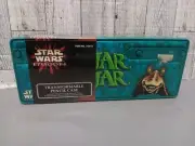 New Star Wars JAR JAR BINKS TRANSFORMABLE PENCIL CASE | Episode 1 | SEALED