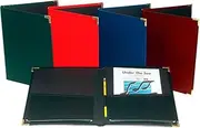 Marlo Plastics Band and Orchestra Rehearsal Folder 12" x 14" with Brass Corners and Pencil Loop Green