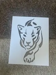 Jaguar stencil paint/trace/drawing Size 8x10 reusable All sizes face painting
