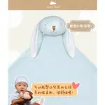 美國 ANGEL DEAR 安撫毛毯 (藍色小兔-新款)長耳兔藍色 有盒子