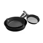 Multi-size Omelette Skillet Uncoated Saute Pot Nonstick Frying Pan Oven