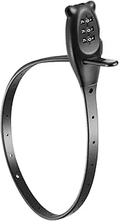 Cable Lock - Zip Tie Scooter Lock with Combination,Adjustable Anti-Theft Security Accessories for Cabinet Refrigerator Skis Scooters Door Gate Skateboard