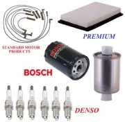 Tune Up Kit Filters Wire Spark Plugs For OLDSMOBILE CUTLASS SUPREME V6 2.8L 1989
