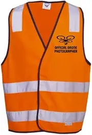 ODP WITH ICON' HI-VIZ D/N VEST