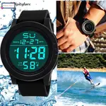 MEN LED DIGITAL MILITARY SPORT RUBBER QUARTZ ALARM ELECTRONI