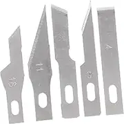 NUOBESTY DIY Craft Cutting Tools 50pcs Replacement Blades for Utility Knife Carving Craft Blades Fine Workmanship