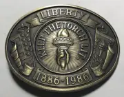 CENTENNIAL STATUE OF LIBERTY BELT BUCKLE - MINT CONDITION