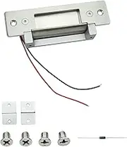 Electric Door Strike Lock ANSI Standard Heavy Duty for Door Access Control System Fail-Secure Fail-Safe Adjustable with Diode Installation Paper(Input Voltage 12VDC)