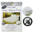 12 Twin Size Mattress Cover Vinyl Waterproof Zipper Block Allergy Bug Dust Mite