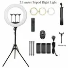 18" Selfie RGB Ring Light Mobile Phone Holder 2 Meters Tripod stand & Remote