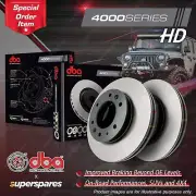DBA Front 4000 Heavy Duty Brake Rotors for Ford Mustang FN 5.0L V8 GT 380mm Disc (for: Ford)