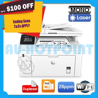 HP LaserJet Pro M227fdw 4in1 Mono Laser Wireless MFP Printer+FAX+Duplex [G3Q75A]