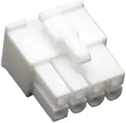 BIZOCA 4.2mm 5557 White Connector 24Pin 18Pin 10pin ATX 4+4P EPS 8Pin CPU 6+2P 6pin Housing Jacket Modular Power Cable Use(8pin PCIE)