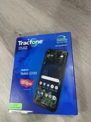 TracFone Nokia G100, 32GB, Black - Prepaid Smartphone (Locked)