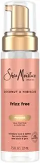 SheaMoisture Curl Mousse Coconut and Hibiscus for Frizz Control Styling Mousse with Shea Butter 7.5 oz