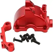 1/10 RC Car Gearbox Cover Differential Case with Arm Mount for TT02 Customization, red