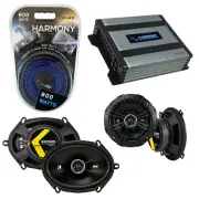 Fits Dodge Spirit 1995-1995 Factory Speaker Upgrade Kicker DSC5 DSC68 HA-A400.4