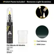 Touch Up Paint For Mazda All Models HU Green With Polish Paste