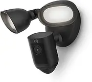 Ring Floodlight Cam Wired Pro | Outdoor Security Camera with 2K Video with Ring Vision, 3D Motion Detection, Bird's Eye View, Siren, alternative to CCTV system | 30-day free trial of Ring Home