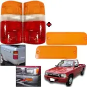 Set Tail Lamp Front Bumper Light Amber Lens For Toyota Hilux Rn85 Ute 1988-1997 (for: Toyota)