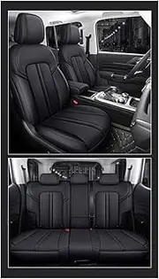 Car Seat Cover Compatible for Mg4 5 6 Zs 2022 Hs Ev Mulan Custom Auto Accessories(Black)