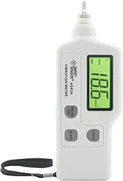AS63A Digital Vibration Meter with LCD Screen Vibration Analyzer Tester AC Output Acceleration/Velocity/Displa ent Measurement BBZY