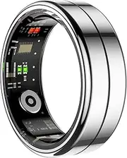 Smart Ring Fitness Tracker Heart Rate Monitor Sleep Tracker Blood Oxygen Health Fitness Ring Step Counter Calories Pedometer Waterproof Remote Camera Multi-Sport Mode Smart Rings for Men Women