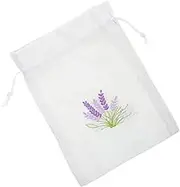 HOOTNEE Sachet Packaging Bag Lavender Sachets Drawstring Mesh Bags White Cotton