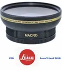 62MM WIDE ANGLE lENS + MACRO LENS FOR LEICA V-LUX 5 DSLR CAMERA SHIPS SAME DAY