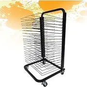 Art Drying Rack,Painting Mobile Art Rack,20 Shelves Foldable Metal Stack Rack for Painting,Suitable for Engineering Drawings,Paintings and Prints