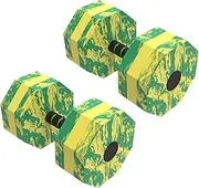 Dickly 2x Water Dumbbells Aquatic Dumbbells Floating Pool Dumbbells Aqua Foam Dumbbells for Water Aerobics