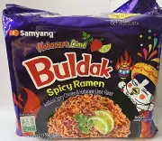 Samyang Habanero Lime Hot Chicken Flavor Ramen 4.76oz(135g) 5 Packs