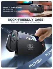 Mumba For Nintendo Switch 2 Accessories Dockable/JoyCon/Carry Case + Charge Dock
