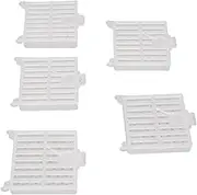 Yosoo 10PCS Queen Bee Catcher Cage, Made from Premium Plastic, Compact and Lightweight, Secured Queen Bee Box for Beekeeping, See Through, Set of 10