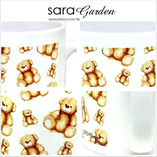 客製化 手作 馬克杯 陶瓷杯 水彩 可愛 熊熊 Sara Garden