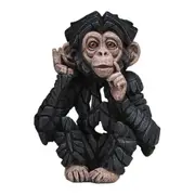 Edge Sculpture Baby Chimp Hear No Evil Figurine
