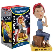 [Royal Bobbles] Bobblehead Rosie The Riveter Figure