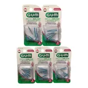 GUM 612 Proxabrush Go-Betweens Interdental Brush Refills Moderate 8 Ct - 5 Pack