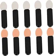 minkissy 10-piece Makeup Brush Set Eye Lip Concealer Blending Brush Sponge Applicator Travel Size for Women