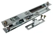 Barton Kramer Patio Door Lock 6-5/8" Chrome Glass