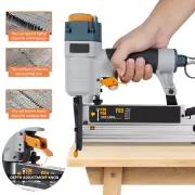 Nail Gun & Staple Gun 3in1 Air Heavy Duty Stapler Nailer HomeWork DIY Tool BL●