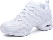 [HOBTEC] Modern Dance Shoes Women Air Cushion Sole Ballroom Jazz Hip Hop Practice Sneakers Dance Shoes