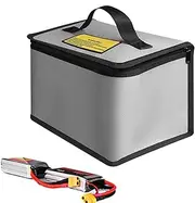 Fireproof Battery Bag - Battery Storage Pouch - Wear-Resistant Charging Bag, Portable Organizer for Traveling